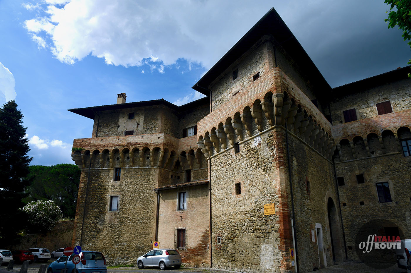 Uno dei due castelli fondati dai Medici a Castrocaro
