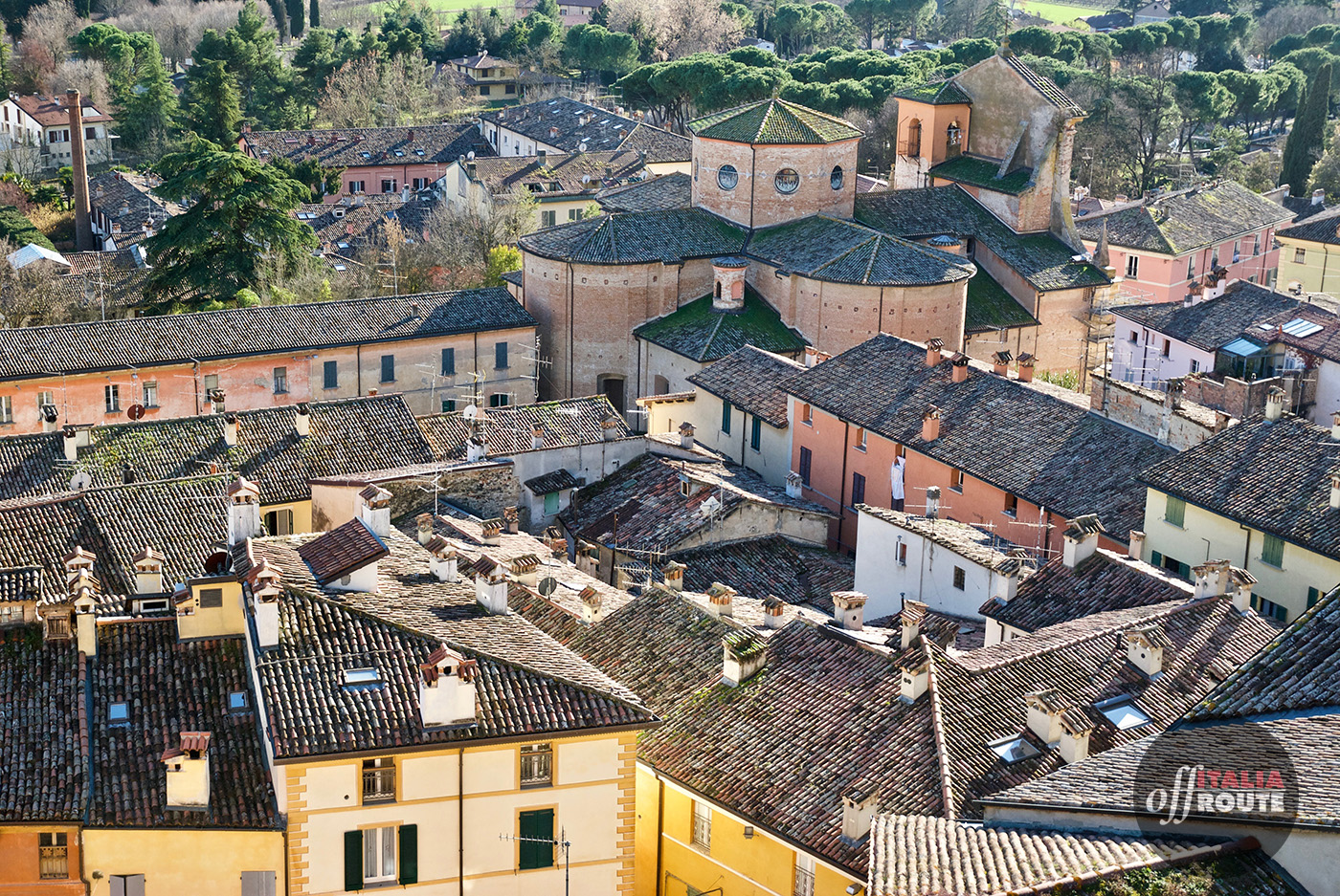 Vista del centro storico di Brisighella