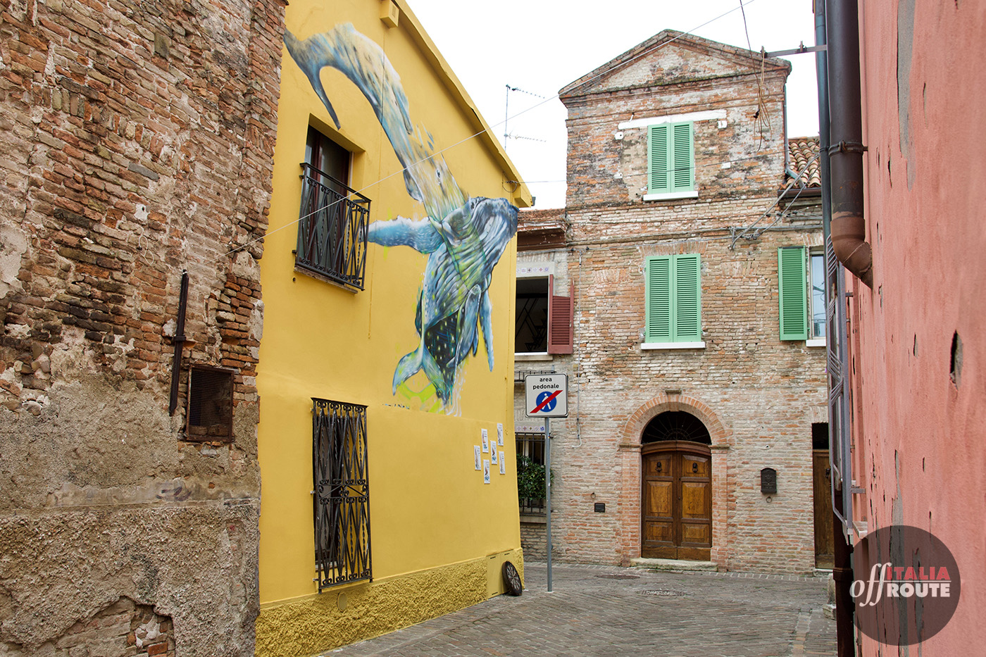 Un vicolo di Borgo San Giuliano Rimini