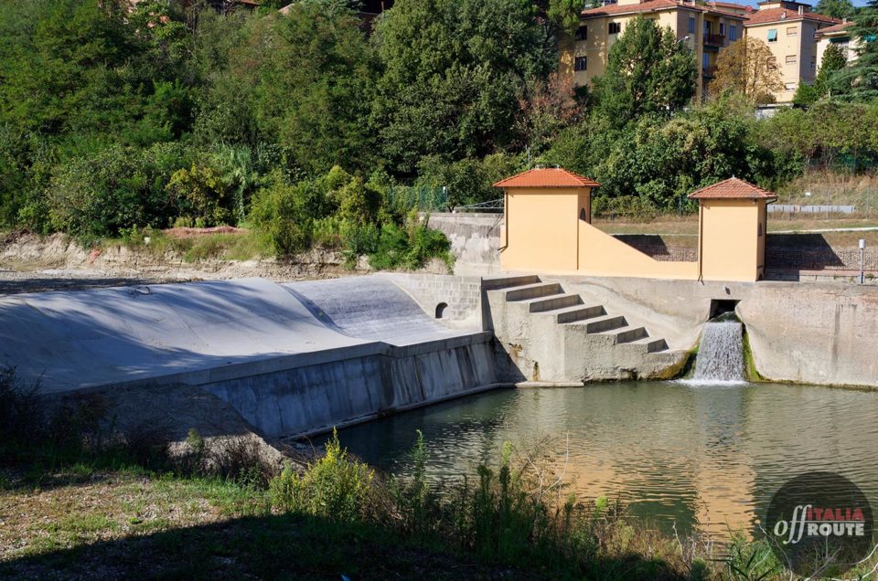 La chiusa di San Ruffillo vista dal ponte sul Savena