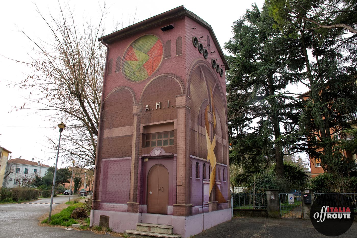 arte e cabine elettriche, La torretta di via Villa Clelia