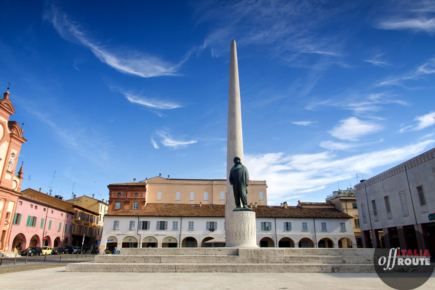 Lugo e Francesco Baracca, il monumento di Rambelli