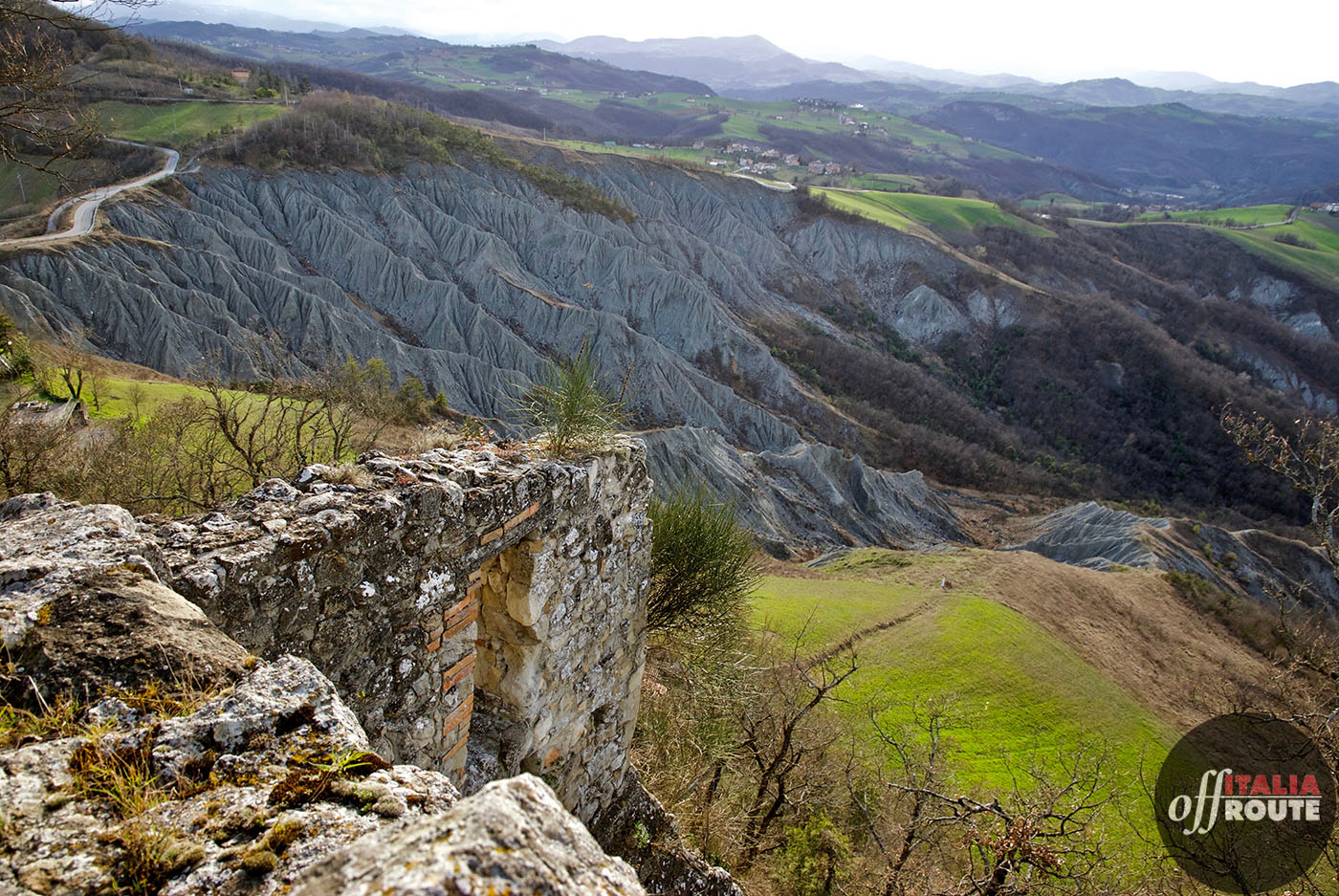 i calanchi della terra di Matilde di Canossa