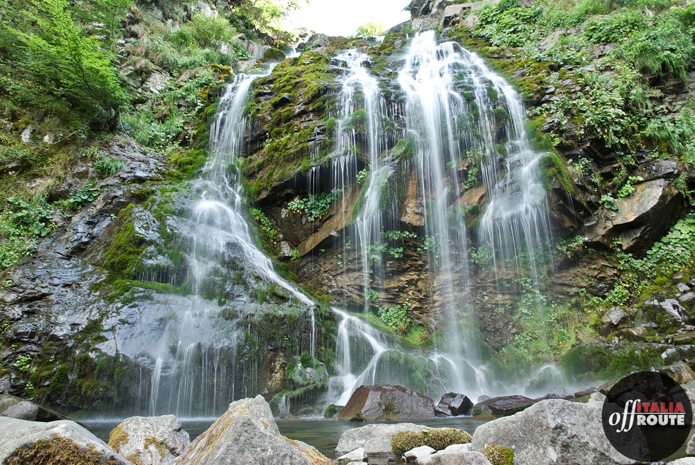 La terza terrazza de le cascate del Dardagna